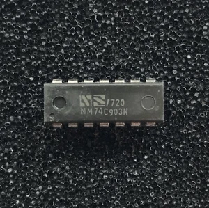 (PKG of 10) MM74C903N Hex Inverting CMOS Buffer, PDIP-14, National - Afbeelding 1 van 2