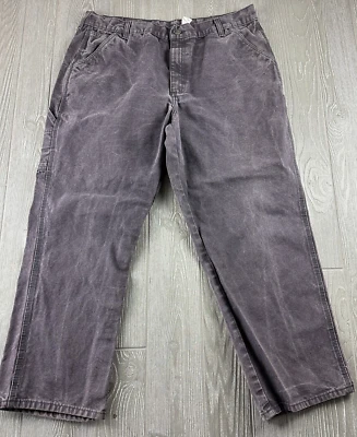 Pantalones de trabajo de lona Craftsman para hombre color carbón talla 42/30 Foto 1 de 4