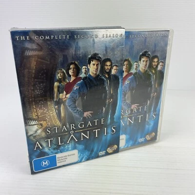 STARGATE ATLANTIS DVD COMPLETE SECOND SEASON 2 REGION 4 2006 VGC 5 Disc Set - Image 1 of 4