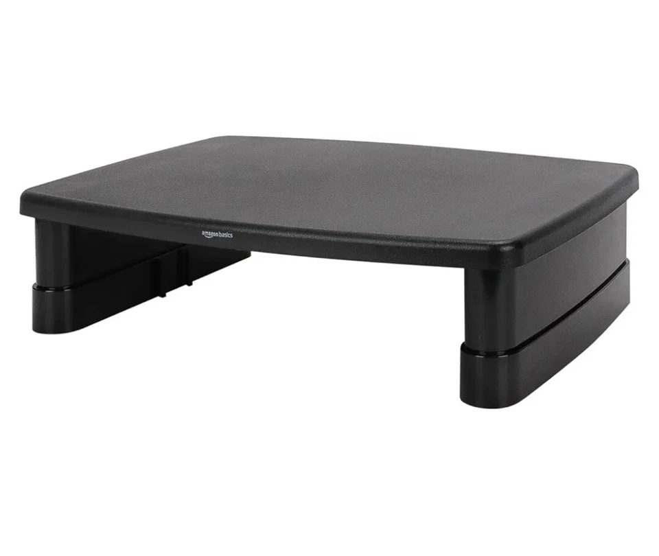 Amazon Basics Altura Ajustable, Se Adapta a Monitores, Portátiles Hasta 22lbs, Negro Foto 1 de 4