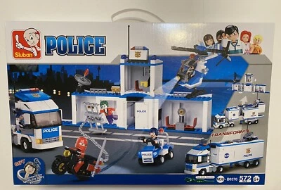 Police Bricks Blocks Semi Truck Mobile Department - Image 1 of 3