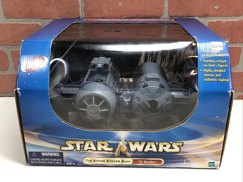NEW Hasbro Star Wars The Empire Strikes Back TIE Bomber w Imperial Pilot Figure Cover