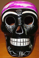 Day of the Dead Painted Sugar Skull Cozumel Mexico Dia De Los Muertos Ceramic