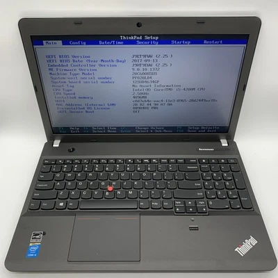 Lenovo Edge E540 15.5" Intel Core i5-4200M 2.5GHz 4GB Ram Sin HDD/OS/Batería Foto 1 de 4