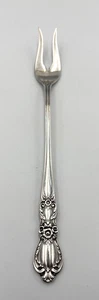 HERITAGE ~ Two Tine Pickle Fork ~ 1847 Rogers Bros ~ Silver Plate - Picture 1 of 9