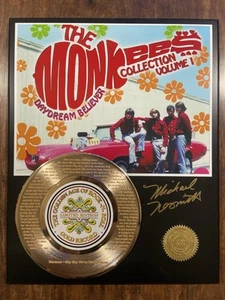 Autogramm - Hey Hey Were The Monkees Etched Gold 45 Record Limited Edition Display - Bild 1 von 5