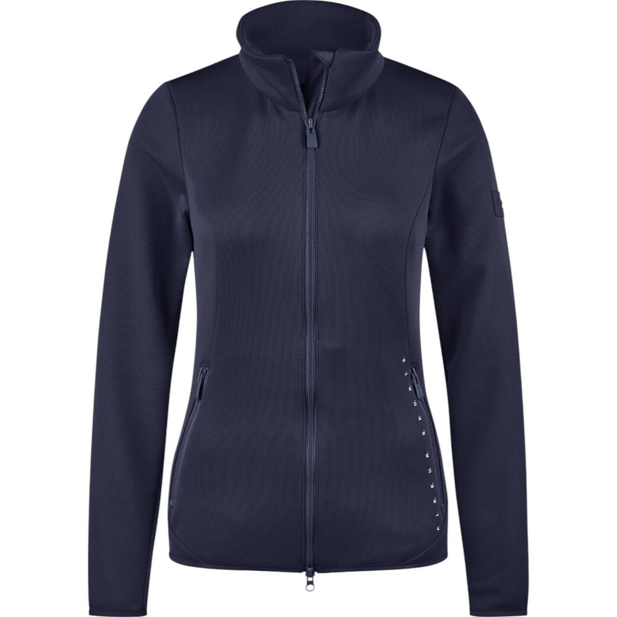 Pikeur Damen Teddyfleece Jacke In Greige - Sherpa Fleecejacke Mit Kapuze HW 2025