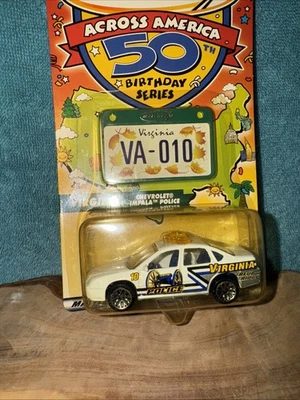 2001 Matchbox Across America 50th Birthday Series Virginia Chevrolet Impala - Image 1 of 4