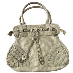 Marzia Genuine Leather Large Sage Green Shoulder Bag Purse - Picture 1 of 10