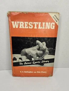 Wrestling The Barnes Sports Library Revised EC Gallagher and Rex Peery W/ DC HTF - Picture 1 of 13
