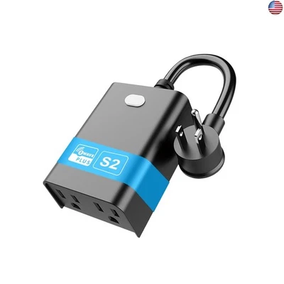 Новая уличная умная вилка One Zwave — вилка Zwave серии 700 с двумя розетками — - Изображение 1 из 4