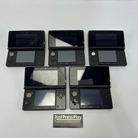 Lot of 5 Broken Nintendo 3DS Handheld Consoles Only As-Is for Parts/Repair