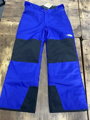 Pantalones de esquí de nieve aislados Freedom The North Face para niños azules negros grandes 12 nuevos con etiquetas Foto 1 de 4
