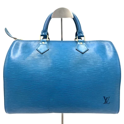 LOUIS VUITTON Epi Speedy 30 Hand Bag Toledo Blue M43005 LV Auth #VI1922 - Image 1 of 4