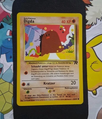 Diglett 52/82 Team Rocket German LP  - Image 1 of 2