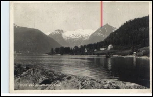 Brevkort Norge Noruega ~ 1930 BALHOLMEN Montañas Lago - Imagen 1 de 1