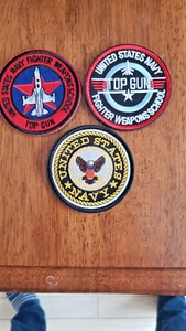 US NAVY FIGHTER WEAPONS SCHOOL CRESTS, ETC. (3) - Picture 1 of 2