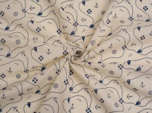Printed Polycotton Fabric 112.5cm / 45" Wide - per metre - Picture 1 of 4