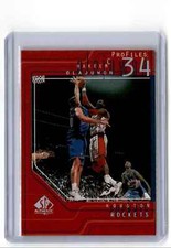1997-98 SP Authentic Profiles Level 2 Hakeem Olajuwon Houston Rockets #P16