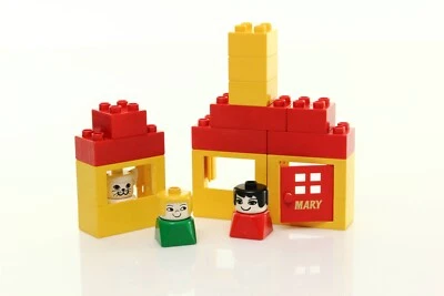 Lego DUPLO Basic Set Set 537-2 Mary's House Vintage selten 1977 - Bild 1 von 4