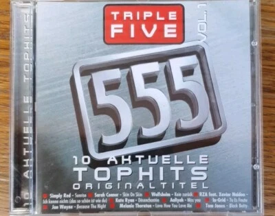 TRIPLE FIVE Vol.1 - CD - 10 Tracks - 2003 - Simply Red,Sarah Connor,Wolfsheim ua - Bild 1 von 2