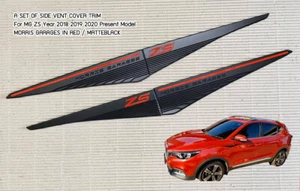 Morris Garages Side Vent Door Cover Trim for MG ZS 18-21 Present Matteblack Red - Picture 1 of 6