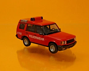 Busch 51910 Land Rover Discovery Feuerwehr 1:87 NEU Modell - Picture 1 of 5
