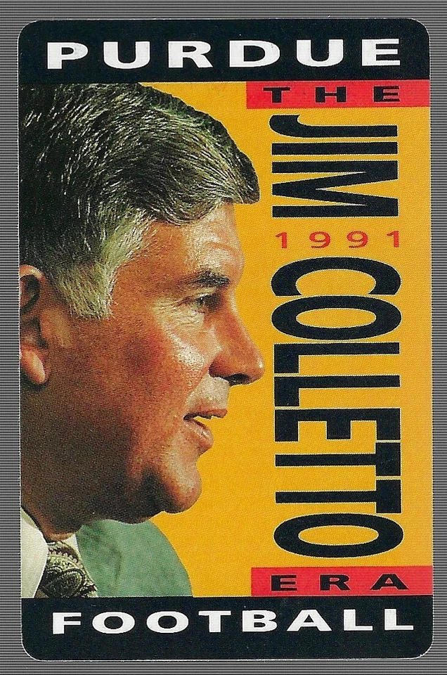 RARE 1991 Perdue College Football Schedule !!! - Image 1 of 1