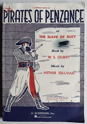 The Pirates of Penzance or The Slave of Duty Vocal Score Sheet Music 050337530 - Image 1 of 4