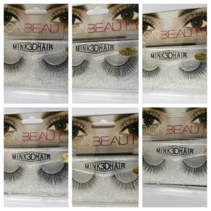 3D Nerz Wimpern Paar natürliche falsche lange dicke handgefertigte Wimpern Make-up UK  - Bild 1 von 18