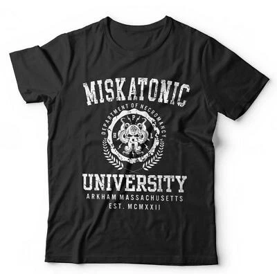 Camiseta Miskatonic University Unisex y Niños Arkham Cthulu H. P. Lovecraft Foto 1 de 4