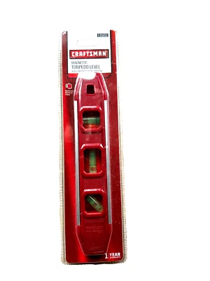 Craftsman Magnetic Torpedo Level - Reinforced Aluminum Frame - # 39852 -New - Image 1 of 2