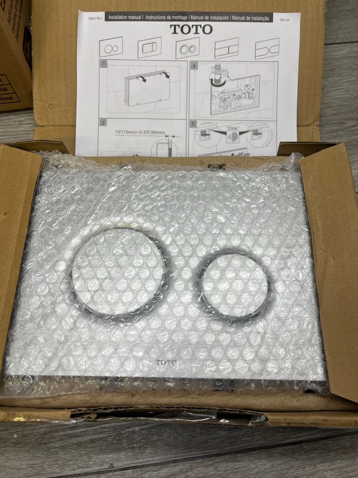 Placa de botón redonda montada en la pared TOTO YT970#SS Foto 1 de 1