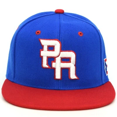 Fitted PR Front Puerto Rico Flag Side El Morro Back Embroidered Hat Cap New - Image 1 of 2