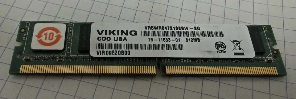 Cisco 15-11533-01 512MB Memory (for WS-X45-SUP6L-E Supervisor Engine) - Image 1 of 1