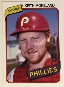 1980 Topps Keith Moreland Custom Cards Never Were Philadelphia Phillies WS Champ - Picture 1 of 2