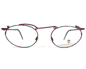 Neostyle Eyeglasses Frames FORUM 570 030 Blue Red Round Full Wire Rim 48-16-135 - Picture 1 of 10