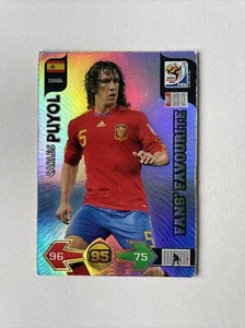 Carles Puyol Fans Favourite Card - Panini Adrenalyn XL World Cup 2010 Collection - Picture 1 of 2