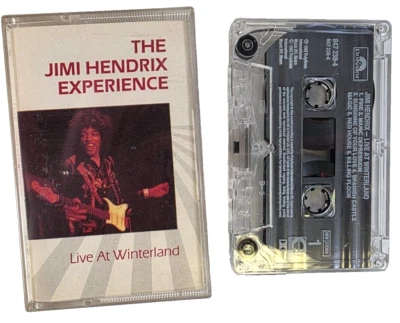 The Jimi Hendrix Experience Live At Winterland Cassette Tape 1987 on Polydor Foto 1 de 4