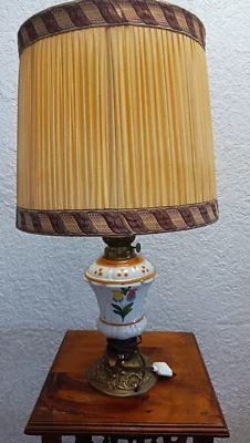 Lampe ( grande ) de table en céramique et laiton  - Photo 1/3