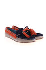 GRENSON moccasins Suede Leather Tassels UK 4 = 37 multicolor NEW