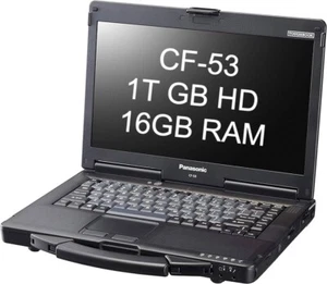 Panasonic Toughbook CF-53 Core i5 2520M@2.5ghz 16GB RAM 1TGB SSD Win 10 pro - Picture 1 of 11