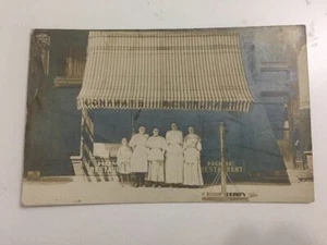 Foto postal real de la década de 1910 RPPC Conaways hogar restaurante camareras ocupacional  - Imagen 1 de 12