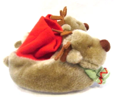 Child of Mine by Carters Size 0 Christmas Reindeer Shoes - Image 1 of 4