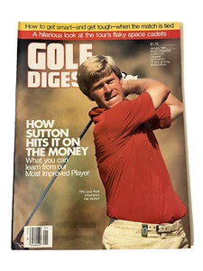 GOLF DIGEST MAGAZINE JANUARY 1984 VOL. 35 No. 1 TPC and PGA CHAMPION HAL SUTTON - Picture 1 of 20