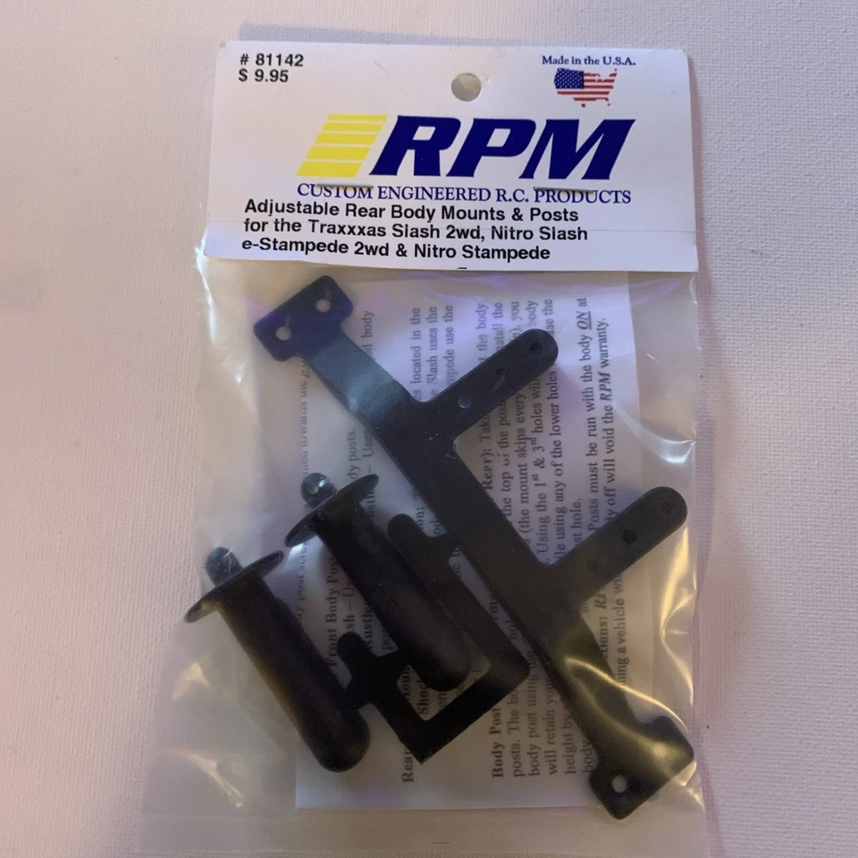 RPM Adjustable Rear Body Mounts & Posts 81142 NEW - Image 1 of 2