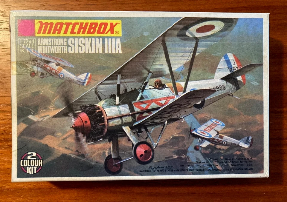 MATCHBOX PK-25 Armstrong Whitworth SISKIN IIIA  scala 1/72 - Immagine 1 di 1