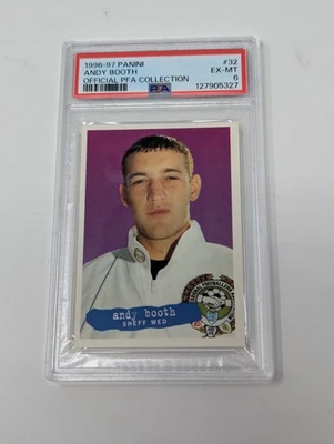 Panini - Sticker album 1996-97 - PFA Collection - #32 Andy Booth PSA 6 - Image 1 of 2