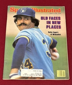 Sports Illustrated March 16, 1981 Rollie Fingers Milwaukee Brewers  - Picture 1 of 3