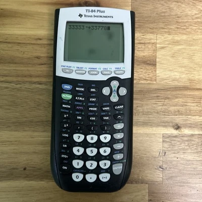 Texas Instruments TI-84 Plus Graphics Calculator - Black - Image 1 of 3